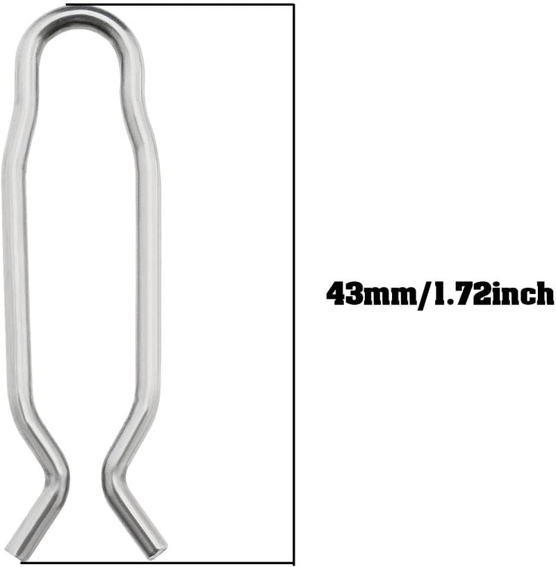 Create idea 5PCS Pressure Washer Spring Clamp 50372210 Compatible with Karcher K3 K4 K5 K6 K7 Pressure Washer Hose Pipe 304 Stainless Steel Spring Clip - Image 4
