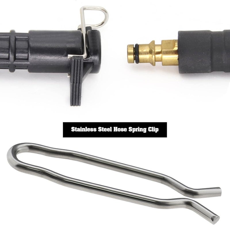 Create idea 5PCS Pressure Washer Spring Clamp 50372210 Compatible with Karcher K3 K4 K5 K6 K7 Pressure Washer Hose Pipe 304 Stainless Steel Spring Clip - Image 2