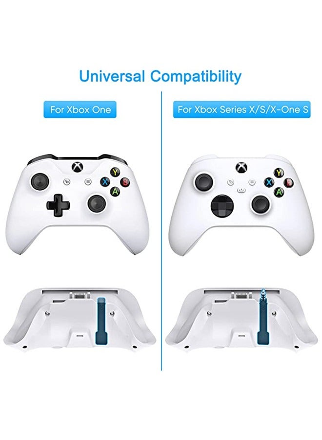 Controller Keyboard for Xbox Series X/ S/ for Xbox One/ One S, Wireless Bluetooth Gaming Chatpad Keypad with USB Receiver, Built-in Speaker & 3.5mm Audio Jack for Xbox Series X/ S/ One/ One S, White