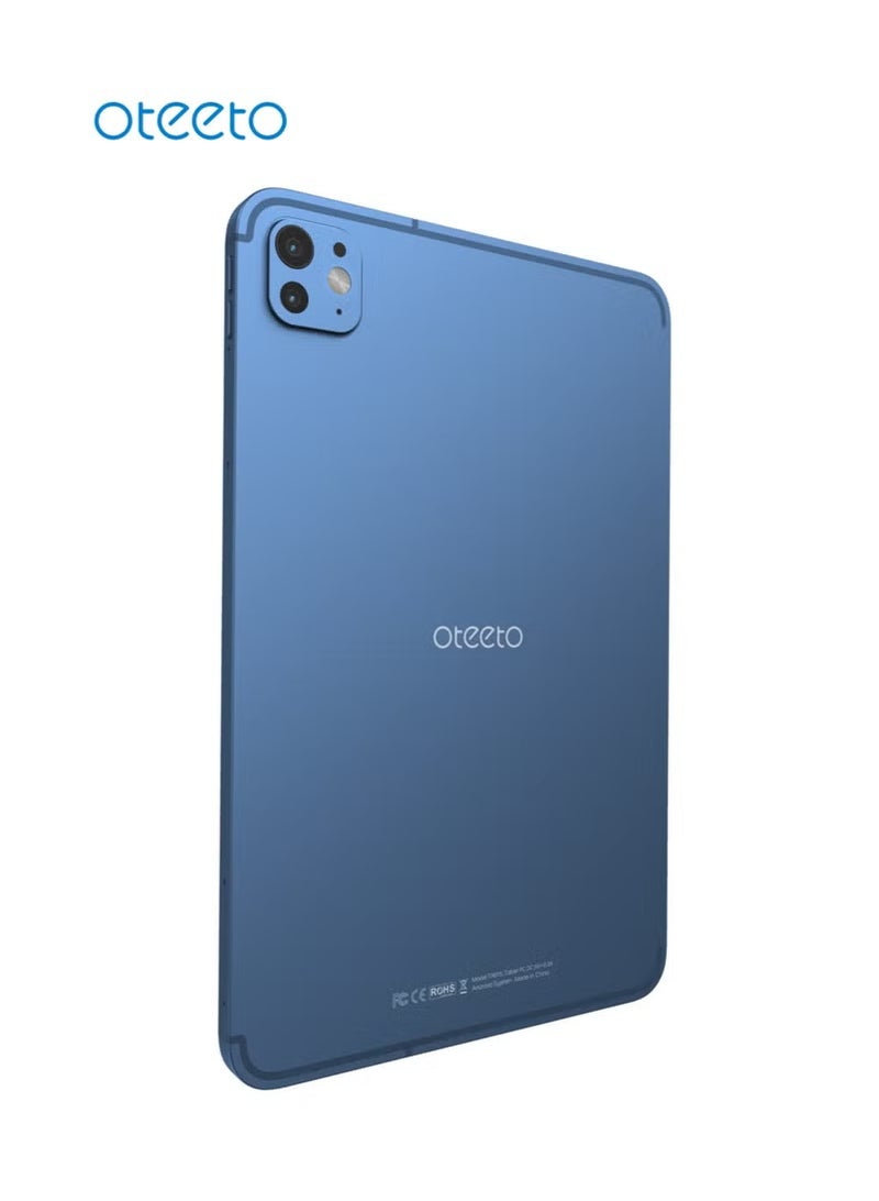 Oteeto TAB 15 10.1-Inch Android 13 Tablet | 8GB RAM + 512GB ROM | Octa-Core Processor | 4G + 5G Dual SIM Support | IPS HD Display | iOS-Style Interface | 6000mAh Battery | 13MP Rear + 8MP Front Camera | Flip Cover & Bluetooth Keyboard Included | Type-C | GPS | WiFi | Premium Design - Image 3