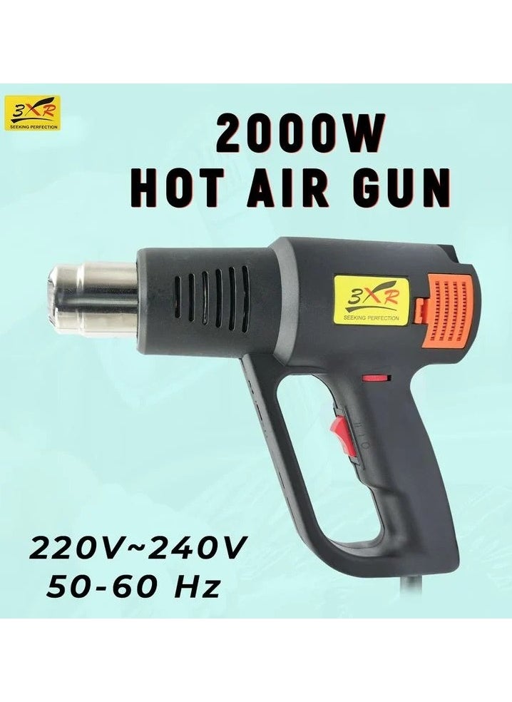 3XR 3XR 2000W Dual Temperature Hot Air Gun ,Powerful Heating Tool 220-240V,50/60Hz Hot Air Gun  - Image 1