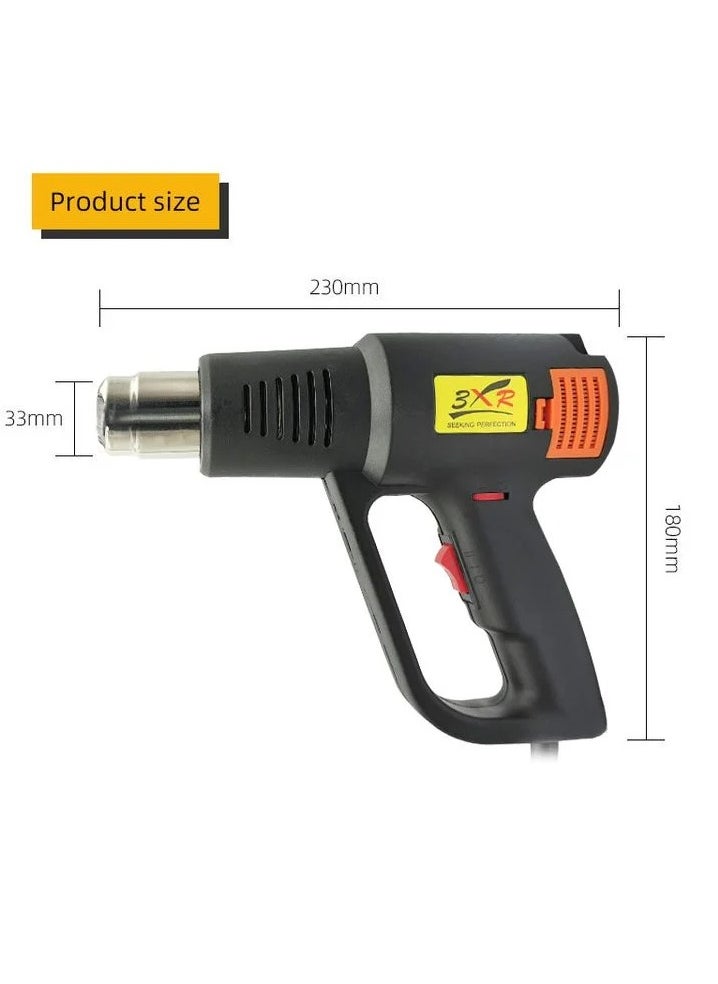 3XR 3XR 2000W Dual Temperature Hot Air Gun ,Powerful Heating Tool 220-240V,50/60Hz Hot Air Gun  - Image 2