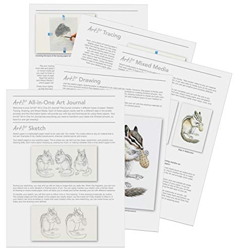 UCREATE Pacon UCreate All-in-One Art Journal, 12"" x 9"", White 60 Sheets - Image 2