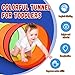 Moncoland Kids Play Tunnel Tent for Toddlers Pack of 2 Colorful Pop Up Crawl Tunnel Toy for Baby or Pet Collapsible Gift for Boy and Girl Play Tunnel Indoor and Outdoor Game - Image 4