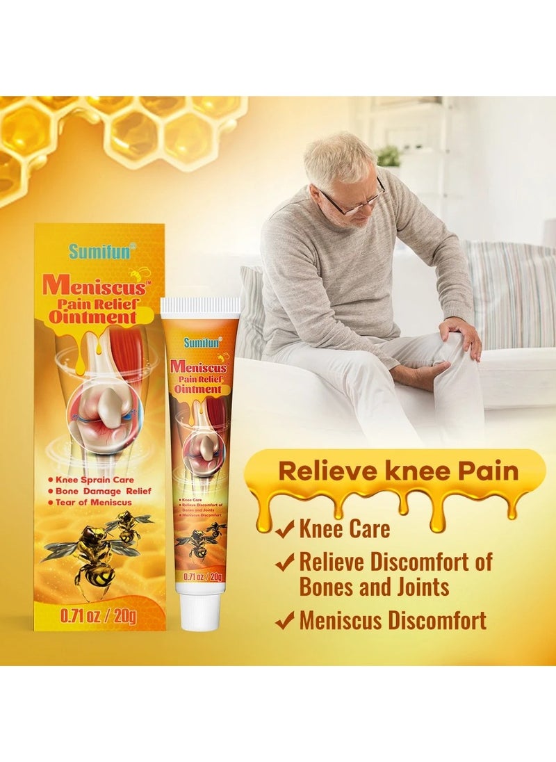 Sumifun - Bee Venom Pain Relief Cream, Natural Ingredients Bee Venom Professional Gel, Fast Absorption Propolis Gel Joint Cream For Neck, Knee, Shoulder, Waist And Legs, (1pc, 20g) - Image 1