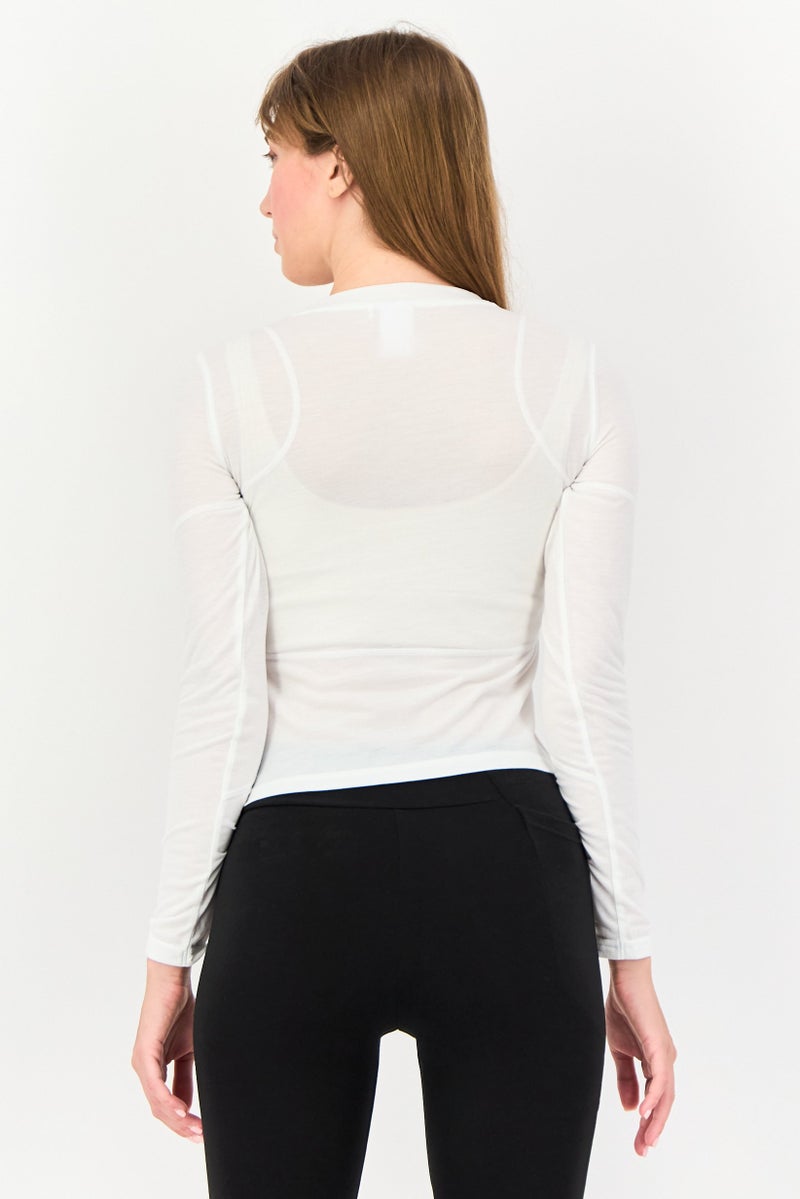 PUMA Select x Puma Women Sportswear Fit Brand Logo Training T-Shirt, White - Image 3