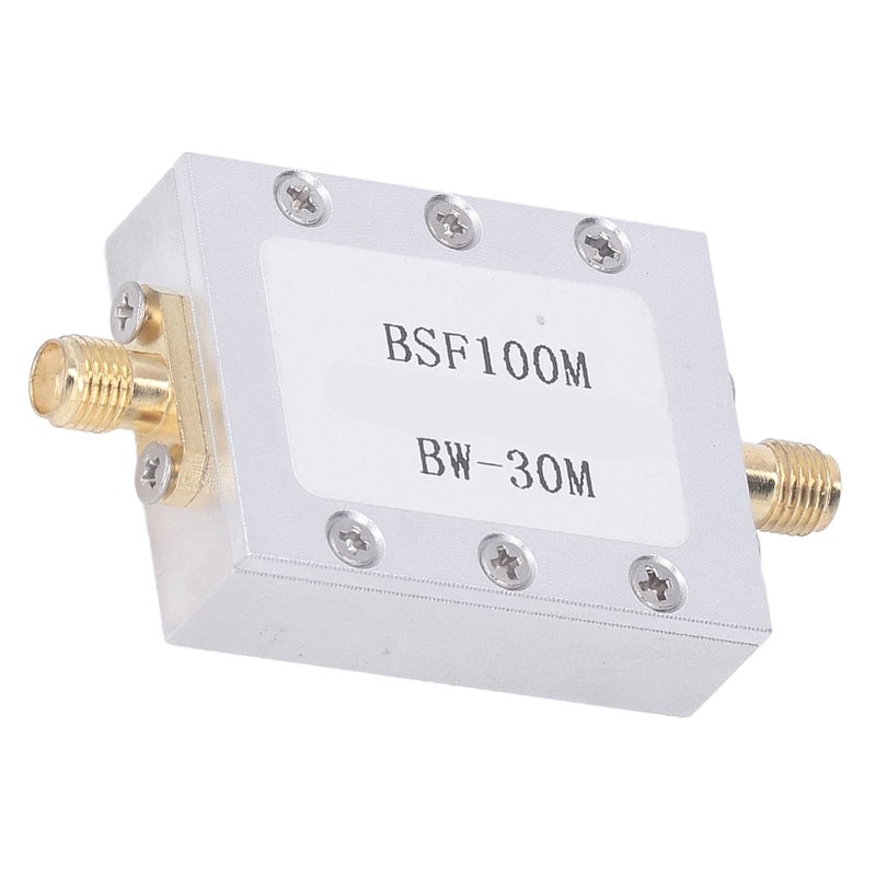 Band Stop Filter 88‑108M Anti FM Interference CNC Aluminum Alloy Shell Passive Notch Filter - Image 2
