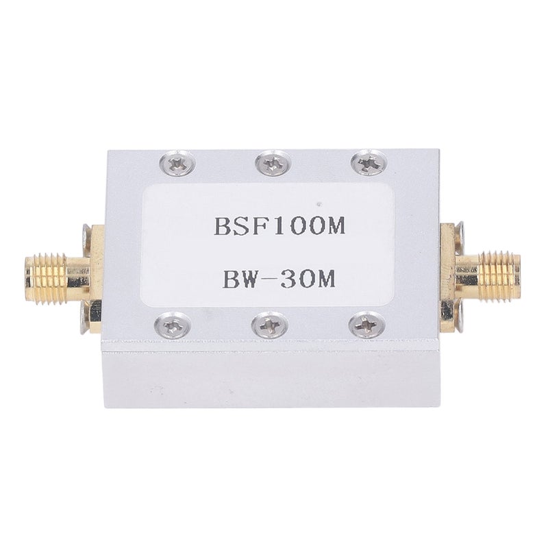 Band Stop Filter 88‑108M Anti FM Interference CNC Aluminum Alloy Shell Passive Notch Filter - Image 1
