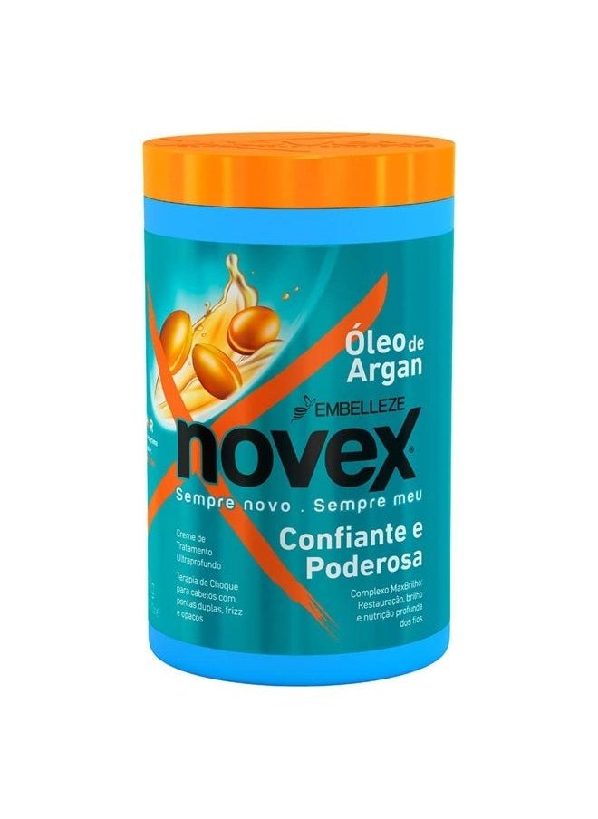 NOVEX Novex Argan Oil Deep Conditioning Hair Mask 35 oz - Prevents & Repairs Split Ends 
