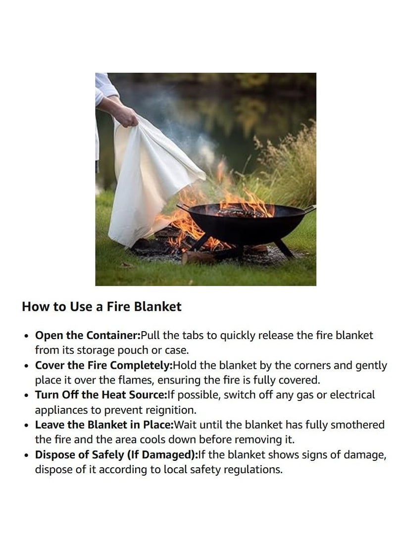 ABBASALI Safety Kit For All Vehicles warehouses offices Includes First Aid Kit fire Extinguisher & Fire Blanket (1kg) - Image 5