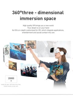 VR SHINECON Thousand Magic Mirror, VR Glasses, G04BS Bluetooth Headset Version, 3D Virtual Reality Helmet Smartphone + Y1 Joystick - pzsku/Z7B7DCF66F28A7CD8C272Z/45/_/1739713319/19909ca5-80e9-4eb7-94ed-8e3d0b7d93d1