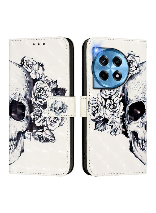 S-TOP Case For OnePlus 12R 5G Global 3D Painting Horizontal Flip Leather Phone Case - Image 2