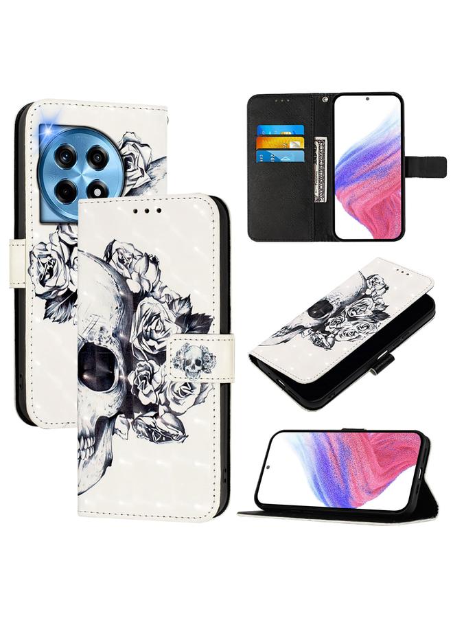 S-TOP Case For OnePlus 12R 5G Global 3D Painting Horizontal Flip Leather Phone Case - Image 1