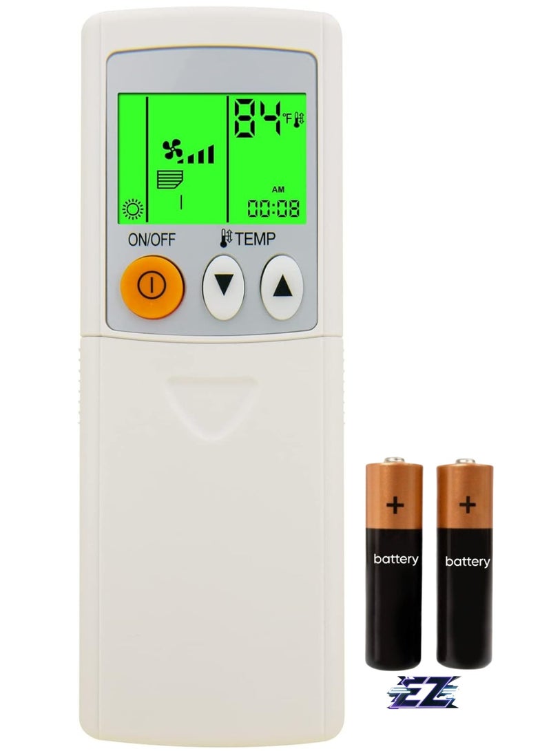 ELTRAZONE Replacement Mitsubishi Electric Air Conditioner Mr. Slim Remote Control PKA-A12GAL PKA-A18GAL PKA-A24FAL PKA-A30FAL PKA-A36FAL PKA-A24KA4 PKA-A30KA4 PKA-A36KA4 with battery - Image 1