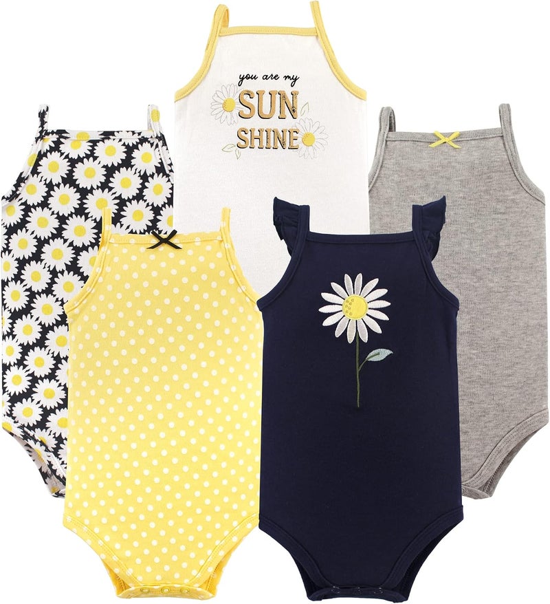 هادسون بيبي Hudson Baby Unisex Baby Cotton Sleeveless Bodysuits - Image 1