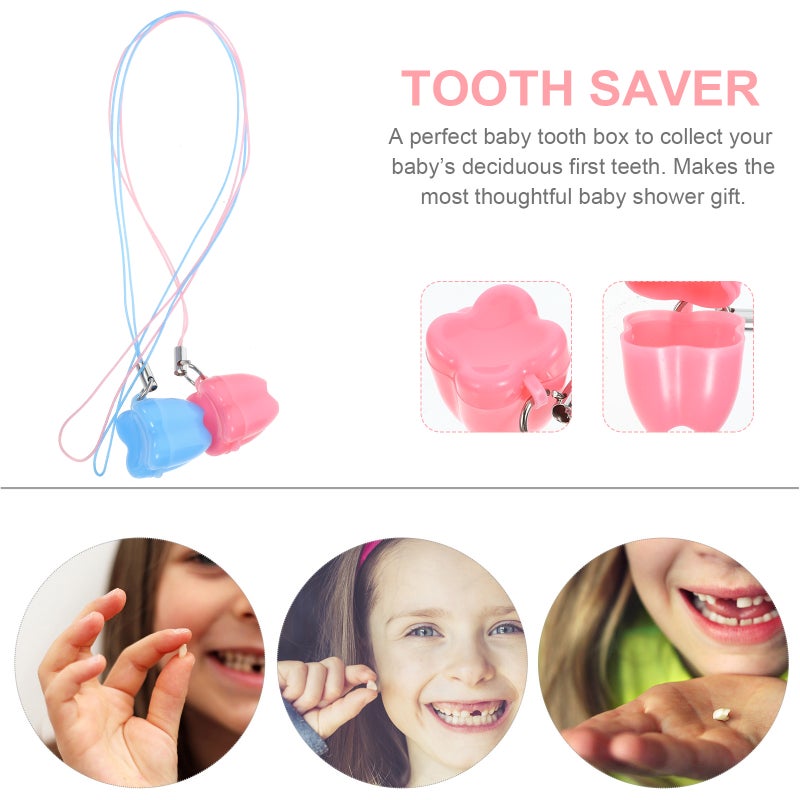 20pcs Baby Tooth Boxes Tooth Keepsake Box Tooth Saver Kids Tooth Storage Case - Image 3