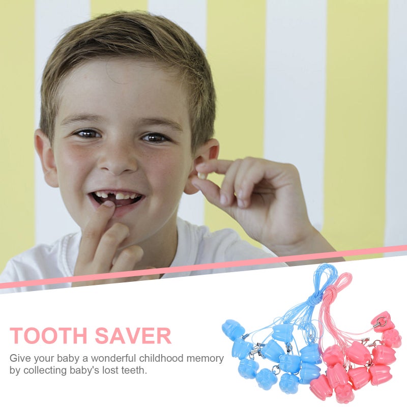 20pcs Baby Tooth Boxes Tooth Keepsake Box Tooth Saver Kids Tooth Storage Case - Image 2