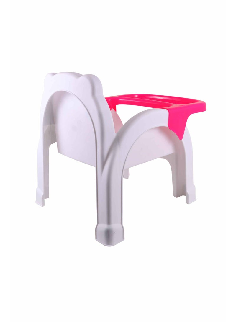 BAYBEE Children's high chair - shaped like a teddy bear - foldable into multiple positions - Image 2