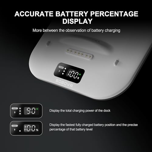 Bobovr قاعدة شحن BOBOVR BD3، توفر شحن سريع لـ 3*B100، طاقة 30 واط، من 0-80% في ساعة واحدة فقط - Image 5