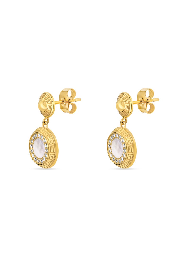Guy Laroche Victoria Gold Plated Earrings for Women - Image 2