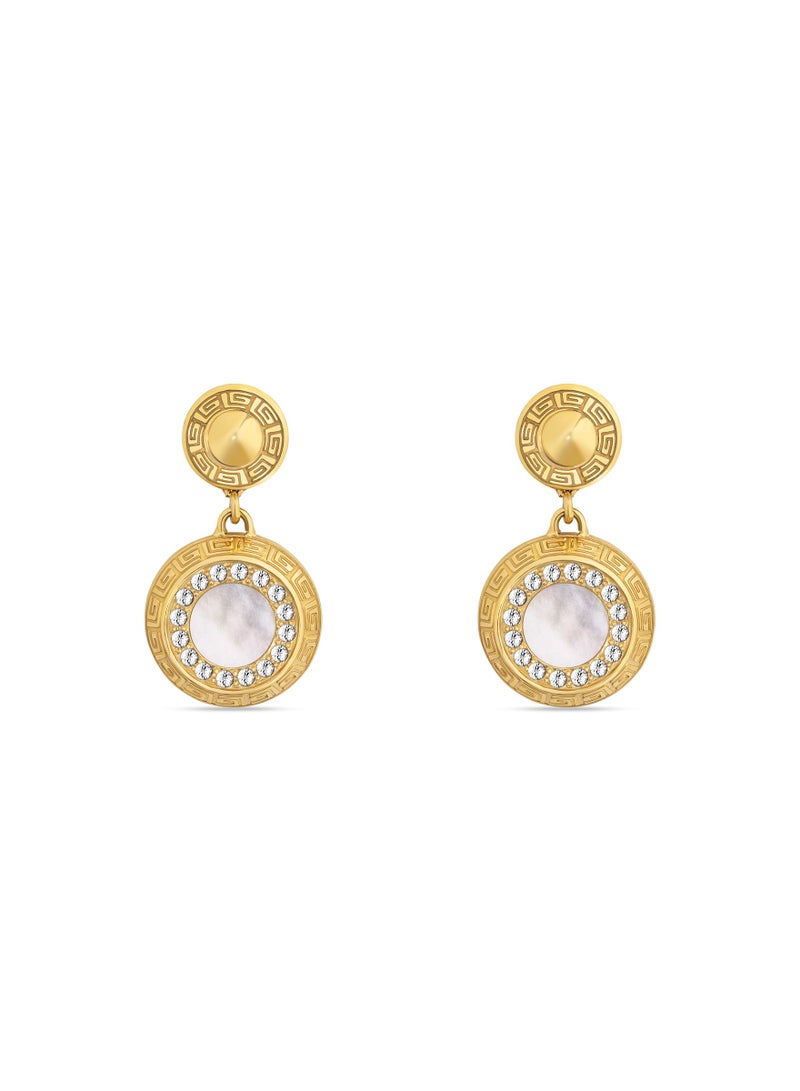 Guy Laroche Victoria Gold Plated Earrings for Women - Image 1