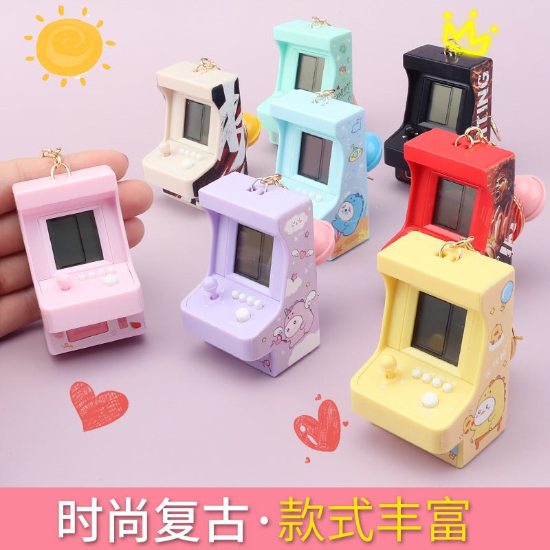 Mini Handheld Arcade Tetris Game Console Toy Nostalgic Classic Tiger Machine Hanging Ornament Gift - Image 3