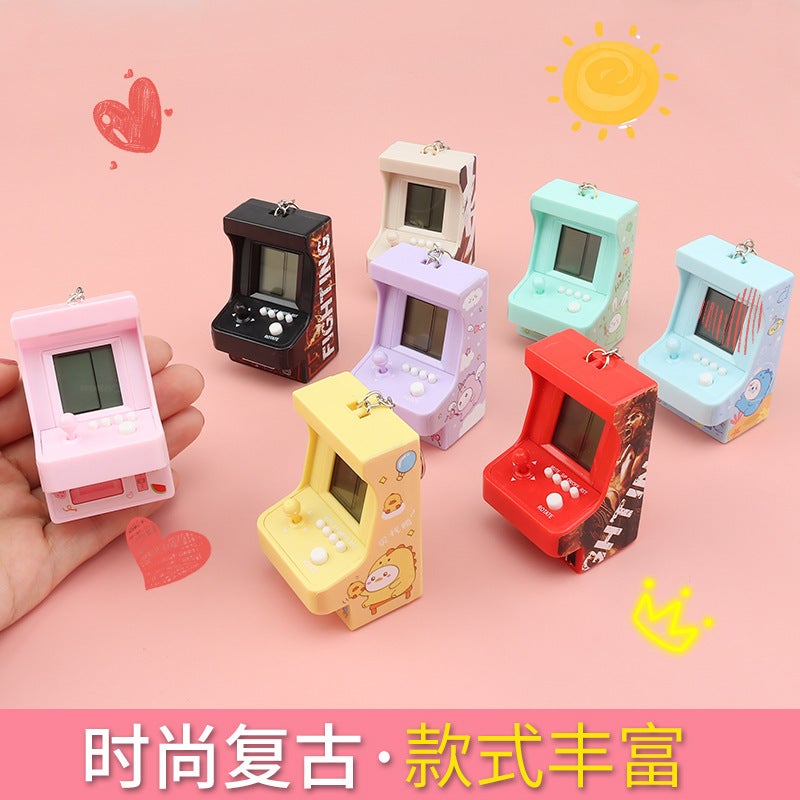 Mini Handheld Arcade Tetris Game Console Toy Nostalgic Classic Tiger Machine Hanging Ornament Gift - Image 4