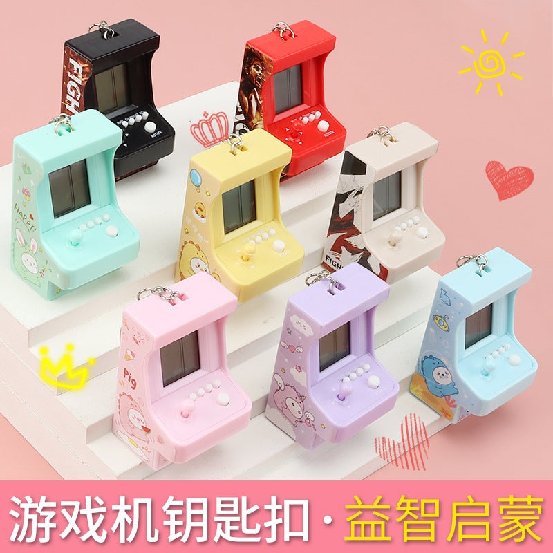 Mini Handheld Arcade Tetris Game Console Toy Nostalgic Classic Tiger Machine Hanging Ornament Gift - Image 2