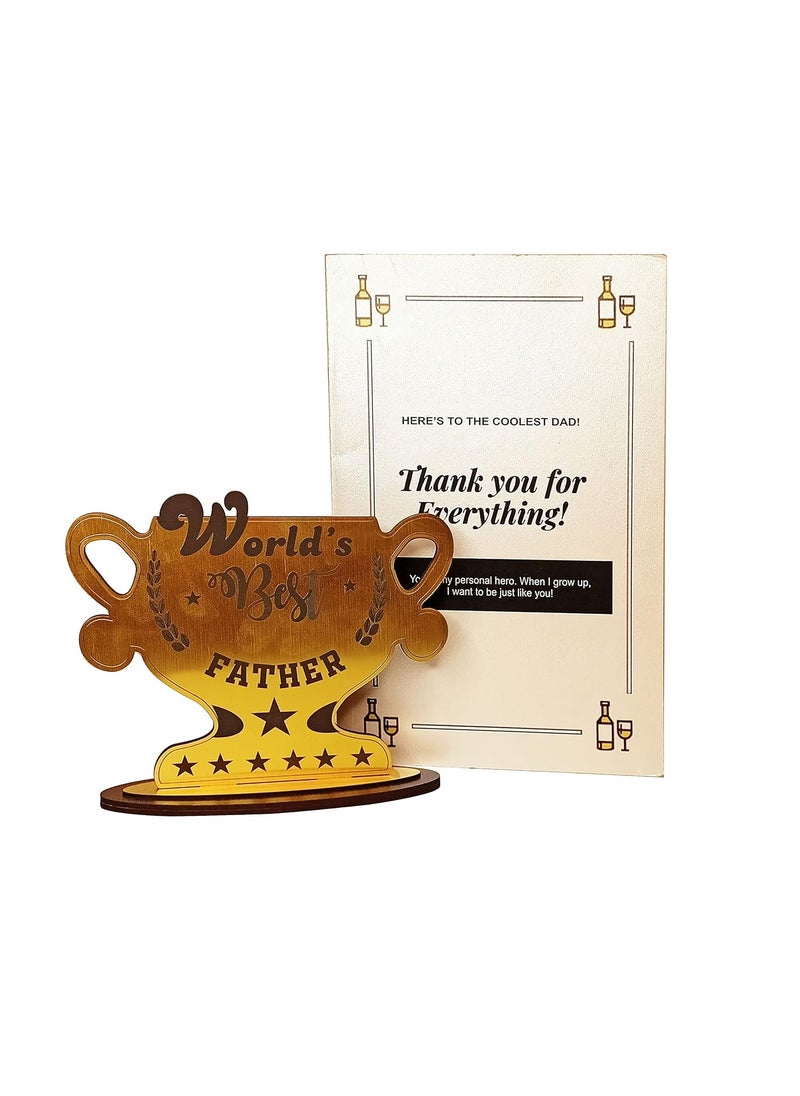 NorthLand - Northland Father Trophy and Greeting Card - Gift for Father's Day Gifts for Fathers Birthday - Image 1