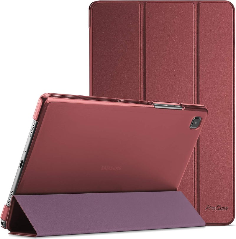 Procases Galaxy Tab A7 Case 10.4 Inch (Sm-T503/T500/T505/T507), Protective Stand Case Hard Shell Cover For 10.4 Inch Samsung Tab A7 Tablet 2022 2020 -Wine - Image 1