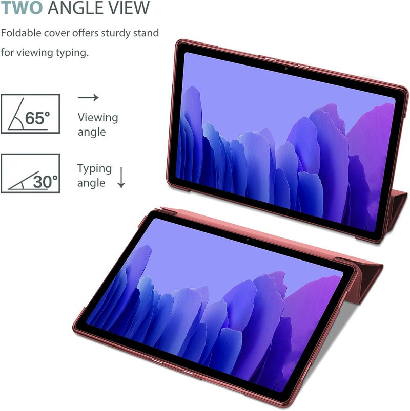 Procases Galaxy Tab A7 Case 10.4 Inch (Sm-T503/T500/T505/T507), Protective Stand Case Hard Shell Cover For 10.4 Inch Samsung Tab A7 Tablet 2022 2020 -Wine - Image 5