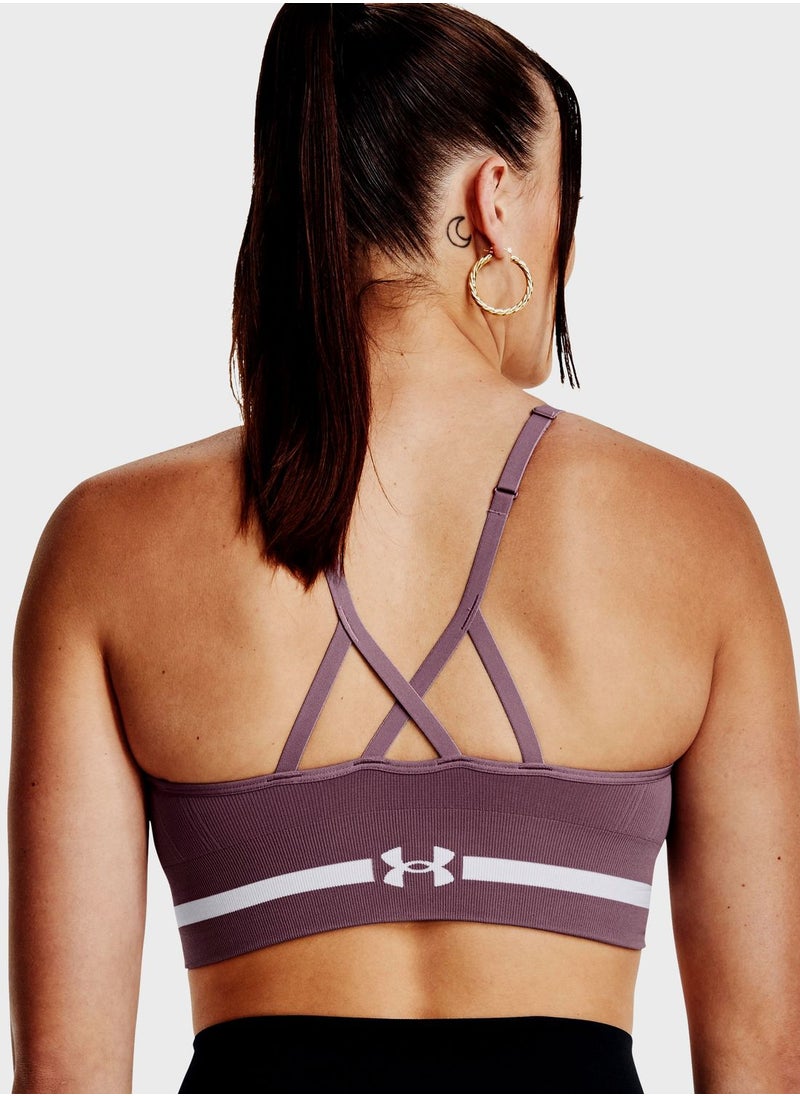 UNDER ARMOUR - Seamless Low Longline Bra - Image 1