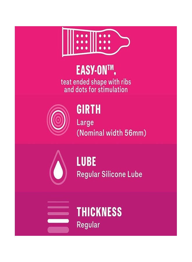 Durex Pack Of 6 Intense Pleasure Condom - Image 2