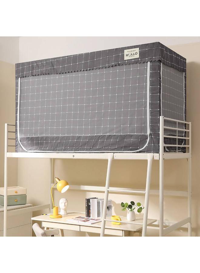 Bluejw 2024 New Student Net Strong Shading Mosquito Net Curtain Full Coating Dormitory Upper And Lower Bunk Thickened Four Seasons Universal  - Image 3