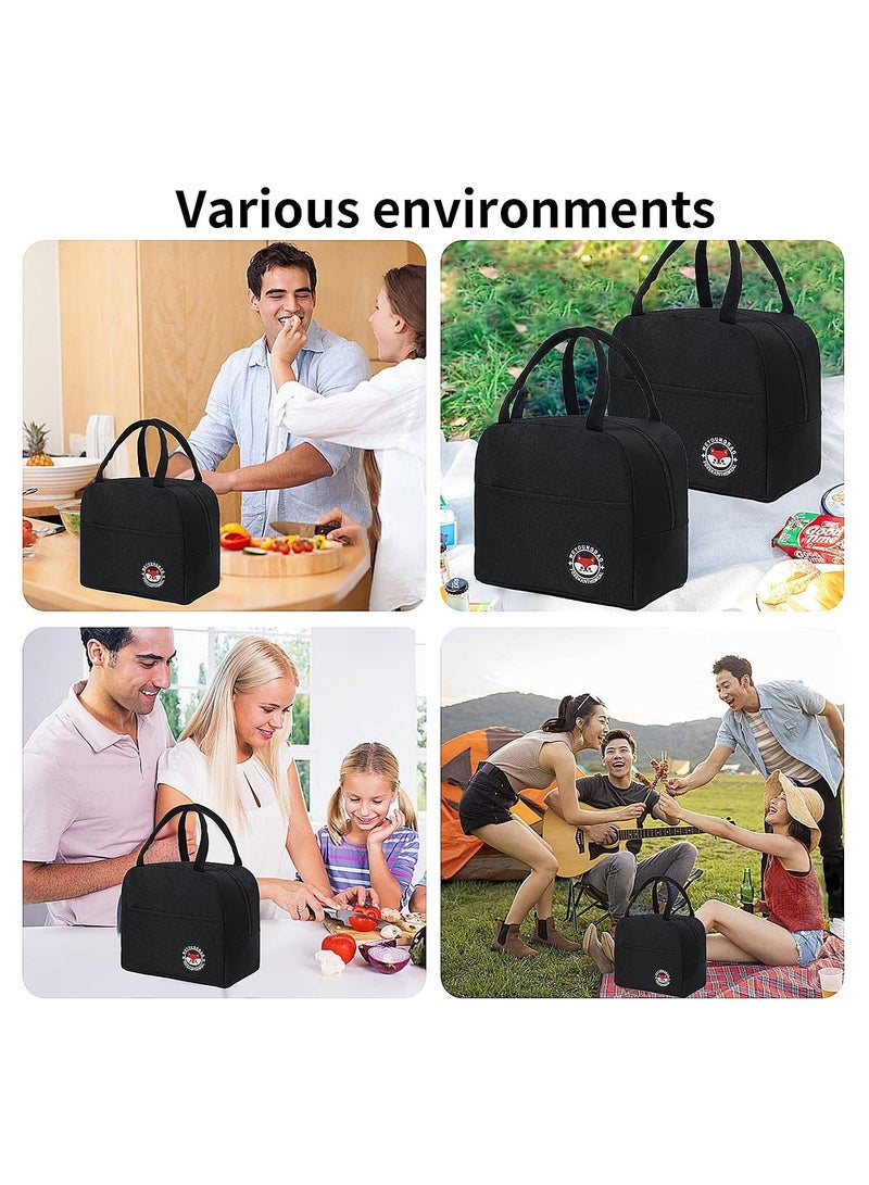 Cool Baby COOLBABY Small Thermal Bag Lunch Box Black  - Image 5
