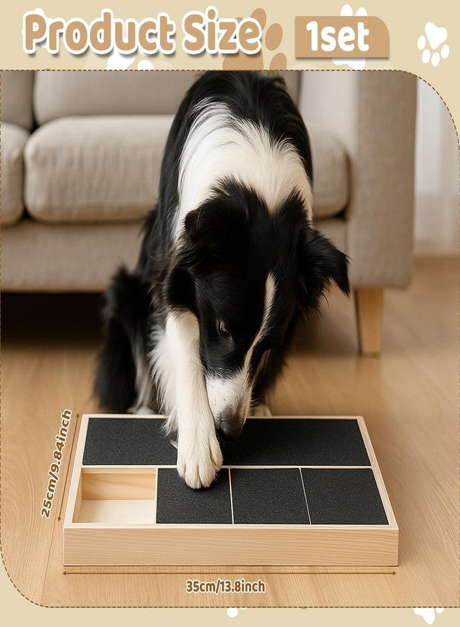 Prasacco Dog Nail Scratch Pad, Durable Wooden Scratch Board Portable Nails Scratches Board Multi-Functional Nail Care Boards for Indoor/Outdoor Training - Image 2