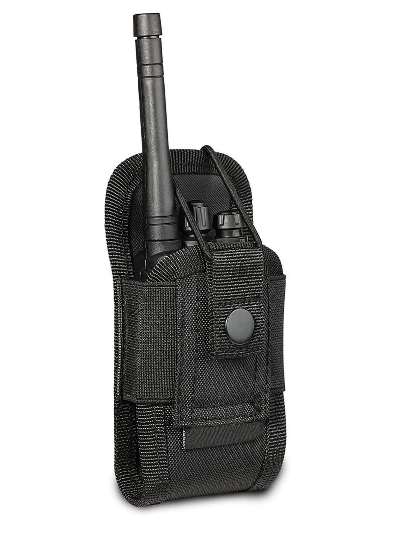 SYOSI Radio Holder Holster Case Pouch Bag  for Police,Teacher,Fireman,military,Man,Outdoor (Black)  - Image 1