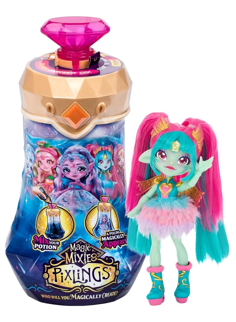 Magic Mixies مجموعة دمى ماجيك ميكسيز بيكسلينجز، عبوة واحدة، لون أزرق مخضر 14877 - Image 2