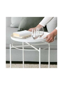 ماس طقم كراسي طعام بتصميم عصري مع طاولة مستديرة للمنزل والمكتب متعددة الوظائف اضافة الى ديكور المنزل وغرفة المعيشة لون ابيض  - Image 2