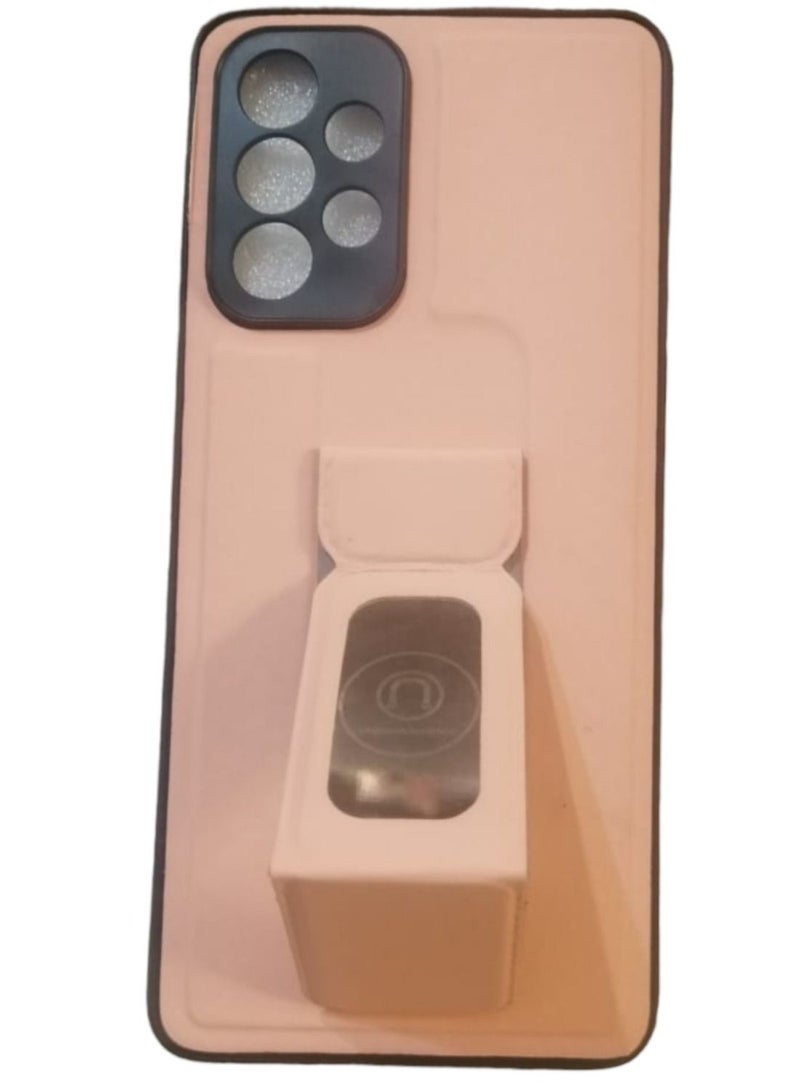 Protective Cover With Hand Grip For Samsung A33 5G Pink - Image 1