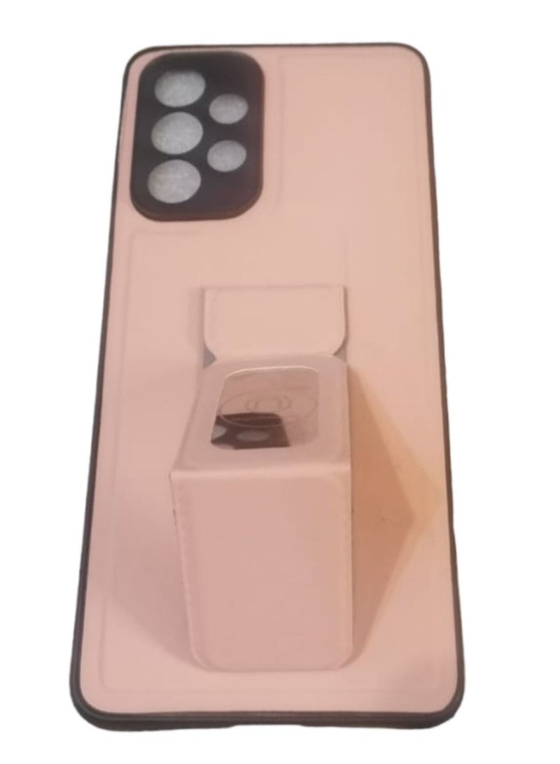 Protective Cover With Hand Grip For Samsung A33 5G Pink - Image 3