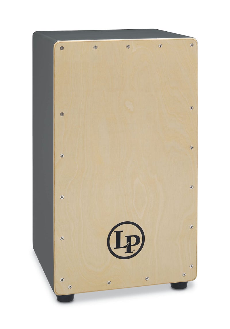Latin Percussion صندوق كاجون واير من لاتين بيركشن - وجه طبيعي، خلفية وجوانب رمادية (LP1428NYG) - Image 1