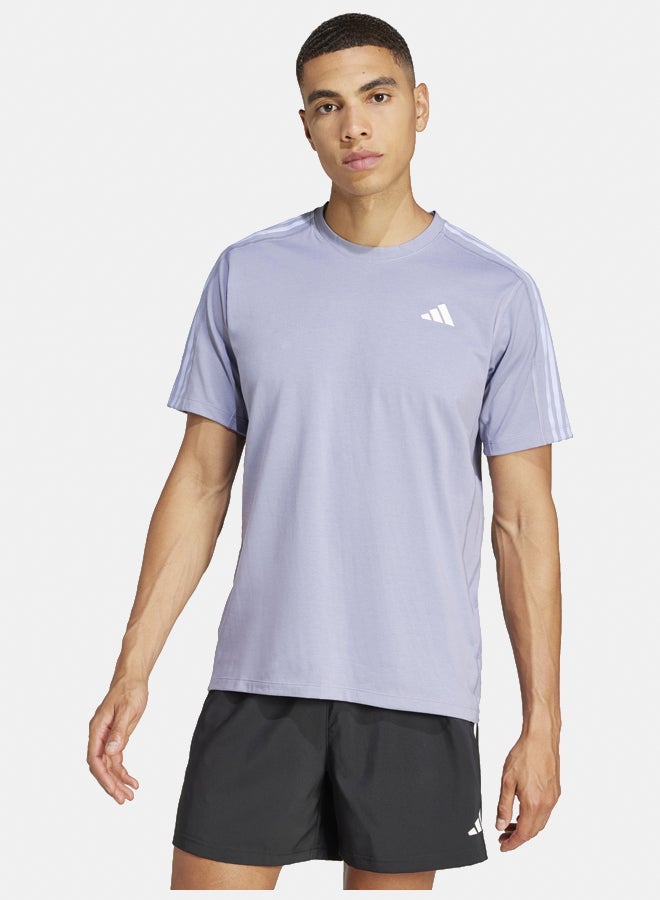 Adidas Own the Run 3-Stripes T-Shirt - Image 1