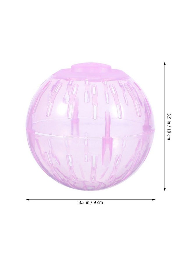 POPETPOP - POPETPOP Hamster Exercise Ball, 3PCS 3.54inch Plastic, Running Toys for Small Animals, Reduce Boredom & Increase Activity, Random Color - Image 1