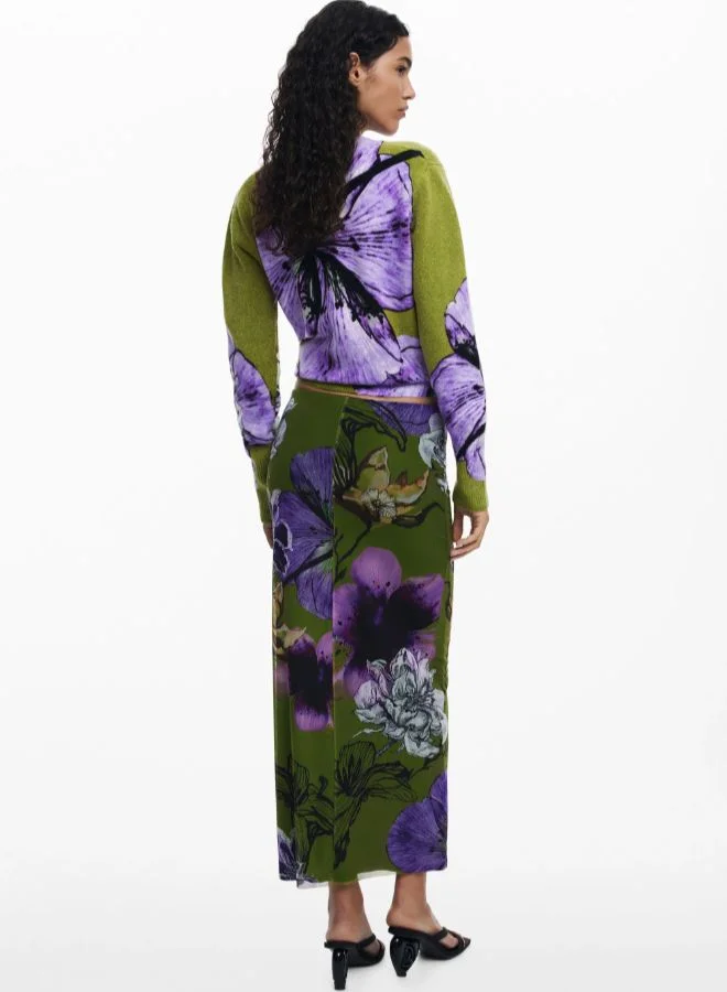 DESIGUAL Multicolour Skirt designed by Mr. Christian Lacroix for Women | Best Price UAE