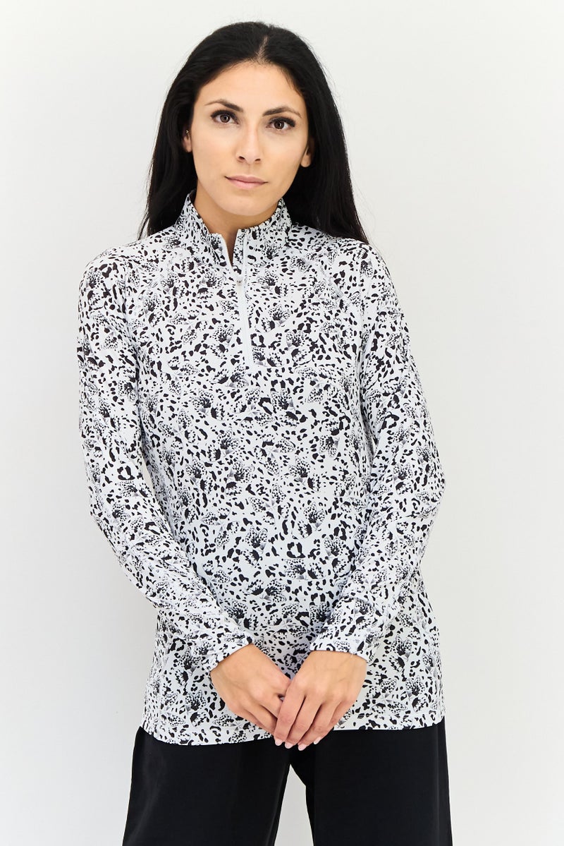 PUMA Women Sportswear Fit Long Sleeve Training Sweatshirt, Multicolor - Image 1