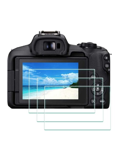 Tempered Glass Screen Protector, Screen Protector for Canon EOS R6 R50 EOS R8 EOSR5, Anti-Scrach Anti-Fingerprint Anti-Bubble, [0.3mm 2.5D High Definition 9H] [3 Pack]