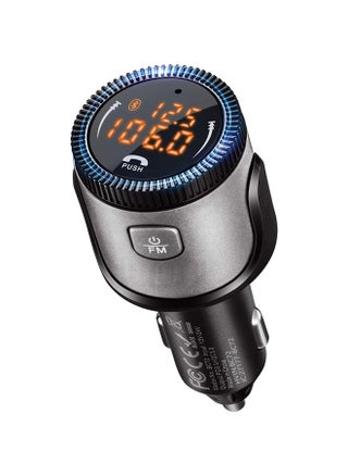 Bluetooth 5.1 FM Transmitter for Car, Wireless Bluetooth Car Adapter with 36W QC 3.0 + PD 3.0 USB C Fast Charger, Car Radio Transmitter, Support Hands-Free Phone Call Siri Voice Assistant - pzsku/Z7B7F5F1375CE84688A2FZ/45/_/1686818516/8477b23b-3b68-448d-bbd9-09e5daca9414