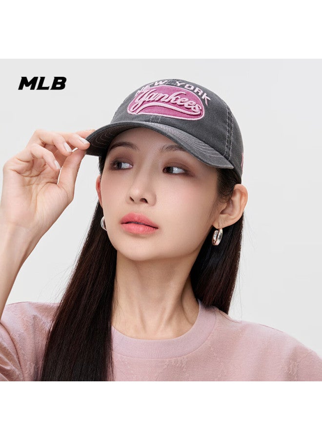 Mlb Uni Vintage Soft Top Baseball Cap Couple Hat Karina Style 3acpv165n-50cgd-f - Image 2