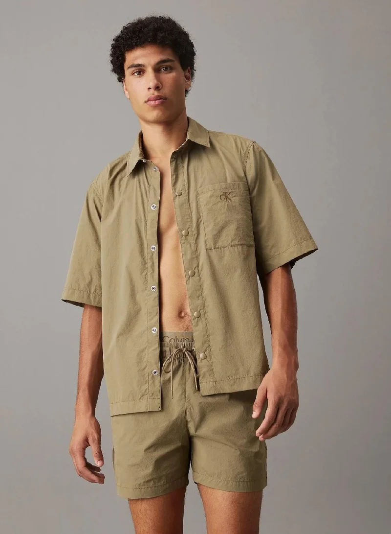 CALVIN KLEIN Beach Shirt - CK Monogram